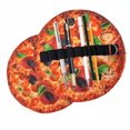 thumbnail image 1 of Xihbxyly Artículos En Liquidación En Oferta Estudiantes de Lona para Lápices con Simulación de Pizza y Jamón, Estuche Divertido para Lápices de Papelería para Estudiantes, 1 of 7