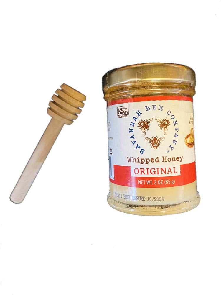 Savannah Bee Company Original Whipped Honey 3 Oz! Original Flavored