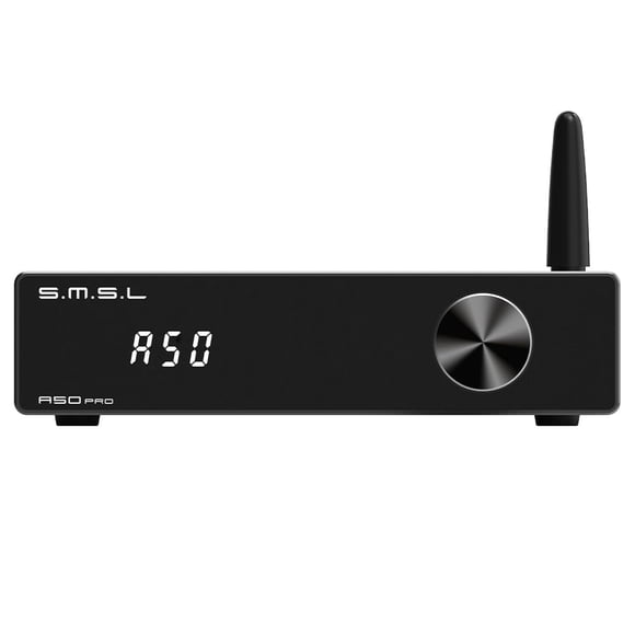 S.M.S.L A50Pro,LPF&HPF,2.1 Channel Audio Amplifier,100W Bass Output Power, HiFi Bluetooth 5.0 Stereo Audio Amplifier,Supports HDMI (ARC),Passive Subw