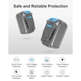 thumbnail image 3 of 4  Pack 6.0Ah 20V Battery Compatible with Dewalt 20V Battery,Power Tools DCD/DCF/DCG Series Battery, 3 of 7