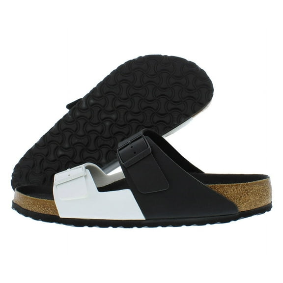 Birkenstock Arizona Split Unisex Shoes Size 11, Color: Black/White