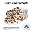 thumbnail image 6 of Kdxio Turkey And Thanksgiving3 Women's Men's Slippers Plush Slip-On House Slipper for Winter Indoor Soft Cushion Non-slip Fluffy Slides Slippers-11, 6 of 7