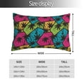 thumbnail image 2 of Kdxio Cotton Pillow Cases 16"x24" Pillowcases,Soft and Breathable Bedroom Pillow Cases-Hawaii Palms, 2 of 8
