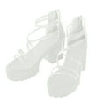 thumbnail image 6 of Mostsola Platform Heels for Women High Strappy Block Heels Open Toe Sexy Wedding Dress Shoes, 6 of 8