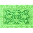 thumbnail image 1 of Ahgly Company Indoor Rectangle Oriental Green Traditional Area Rugs, 3' x 5', 1 of 4