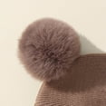thumbnail image 5 of 0-36 Months Baby Toddler Beanie Cuffed Beanie Warm Knit Cute Hat with Pom-Pom for Boys Girls Baby Beanies Hat, 5 of 6