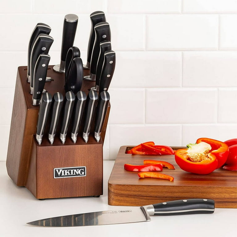 Viking Professional Steak Knives, Set of 6, Black/Copper