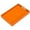 Glossy Orange, variant on Yunmu Furniture White Sturdy Acrylic Tray with Handles-8x8 Inch- Countertop Organizer Tray for Kitchen,Bathroom,Office- Storage Box for Cosmetics, Jewelry,Toiletries,Toy,Gadgets