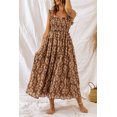 thumbnail image 1 of a.Jesdani Elegant Floral Maxi Dress - Ruffled Straps & High Waist Fit, 1 of 4