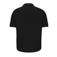 thumbnail image 4 of Men's Muscle Fit Shirts Wrinkle-Free Short Sleeve Casual Button Down Shirt Summer Business Shirts, 4 of 5