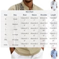thumbnail image 7 of Betivan Men Printed Fashionable Casual Loose Button Placket Long Sleeve Stand-up Collar Blouse Shirt, 7 of 7