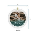 thumbnail image 5 of Our First Christmas as Mr & Mrs Ornament 2025, Custom Name Text Date Names Photo Keepsake, 1st Christmas Married Ornament for Newlywed Couple, 5 of 5