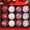 White-Red, variant on Lyacmy 12pack Christmas Ball Ornaments for Christmas Decorations, 70mm White Shatterproof Ball for Xmas Tree Hanging Ornaments Decor