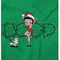 thumbnail image 2 of Santa Betty Boop Christmas Lights Zip Hoodie Sweatshirt Women Brisco Brands S, 2 of 6