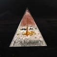 thumbnail image 1 of Mini pirámide de cristal natural, generador de energía, cuarzo, amatista, curación espiritual, cristal, chakra, pirámide de resina, 1 of 6