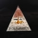thumbnail image 1 of Mini pirámide de cristal natural, generador de energía, cuarzo, amatista, curación espiritual, cristal, chakra, pirámide de resina, 1 of 6