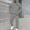 Grey, variant on HUITKMM Mens Oversized Hoodie Men's and Women's Autumn and Winter Fashion Casual Letter Printed Sports Long Sleeved Hoodie Set 3587