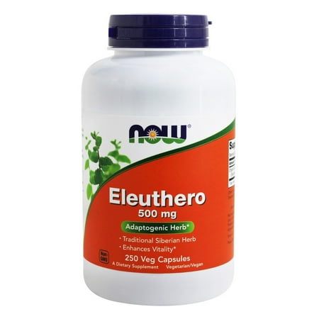 Eleuthera Floor - NOW Foods - Eleuthero 500 mg. - 250 Capsules