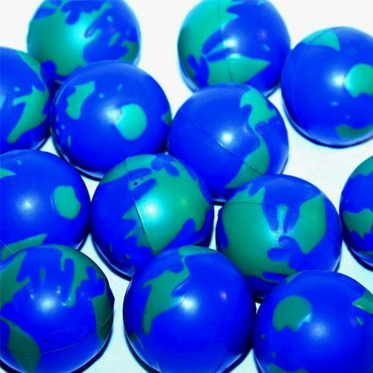 6/12 Packs Globe-squeeze-stress-ball World Balle Anti-stress, 2.48