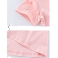 thumbnail image 5 of Bellafa 100% Cotton Toddler Girls Summer Short Sleeve Dress Cartoon Prints Casual Jersey Dresses For 2-7 Years-Unicorn, 5 of 8