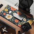 thumbnail image 2 of Long Mouse Pads for Desk,Pioneer Flower Floral Print Pattern Desk Mats on Top Of Desks, Desk Mouse Pad Extra Large with 3mm Non-Slip Base and Stitched Edge for Gaming,Office,Work,Home 35.4"x15.7", 2 of 6