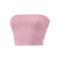 thumbnail image 2 of Women's Basic Casual Strapless Backless Bandeau Tube Top, 2 of 5