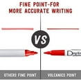 thumbnail image 4 of Volcanics Dry Erase Markers Low Odor Fine Whiteboard Markers Thin Box of 12, 10 Colors, 4 of 5