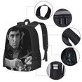 thumbnail image 3 of Scarface Backpack, 3d Printed Laptop Backpack, Water Resistant Computer Backpack, 16.5x12.5x5.5 Inch, 3 of 9