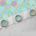 thumbnail image 4 of Castle Fairy Sea Mermaid Girl Black Out Curtains,Bling Glitter Glitter Curtains Pack of 2 (42x63 Each),Ocean Princess Bedroom Curtains,Luxury Bedroom Decor, 4 of 6