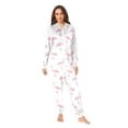 thumbnail image 4 of joogoo Flamingos Watercolor Unisex Adults Onesies Pajamas Jumpsuits L, 4 of 7
