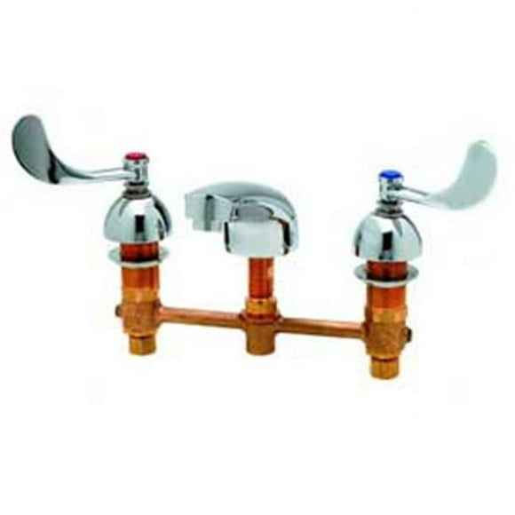 T & S Brass B-3940 Twist Waste Valve with Drain Adapter