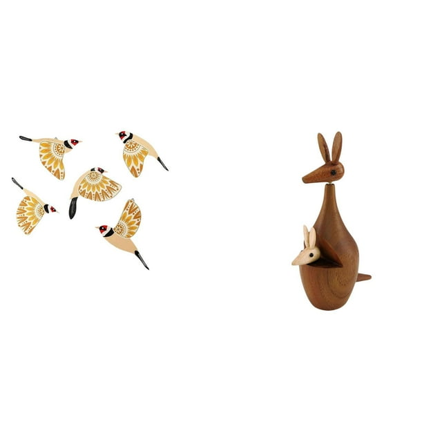 Arte de pared de pájaros de madera,Pájaros de madera para decorar la pared,regalos para el hogar,Adorno decorativo de pared de madera con pájaros voladores,estatua,Estatuas,figuras de