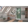 thumbnail image 3 of DreamLine Unidoor-LS 36-37 in. W x 72 in. H Frameless Hinged Shower Door in Satin Black, 3 of 8