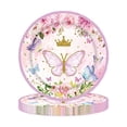 thumbnail image 1 of Watercolor Style Paper Plate & Tissue Easy to Assemble for Parties  12pcs 7 Inch Plates, 1 of 6