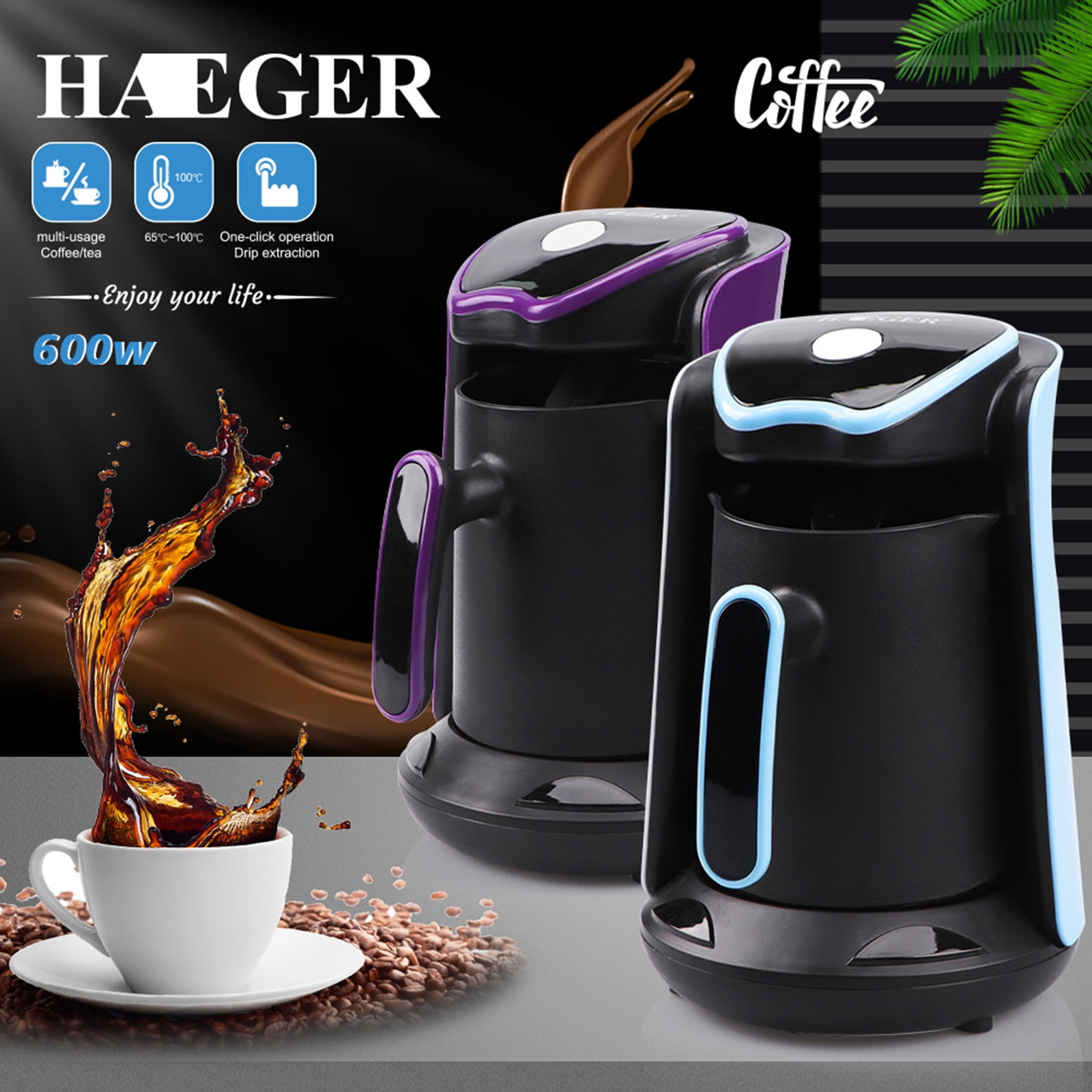 Household Automatic Turkish Coffee Machine Cordless Electric Pot Ac  220~240v 400w Portable Travel Coffee Maker 250ml 2023 New - Coffee Makers -  AliExpress