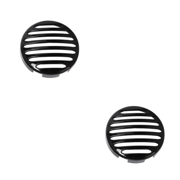 Riwesomey Protector de parrilla de faro para Rebel CMX 500 17-19 Accesorios Negro brillante 2piezas