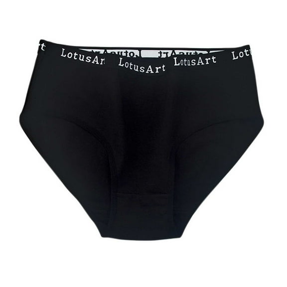 Rohuuque Cotton Underwear for Women High Waist Tummy Control Briefs Panty Soft Breathable Ladies Hipster Full Coverage Briefs Black