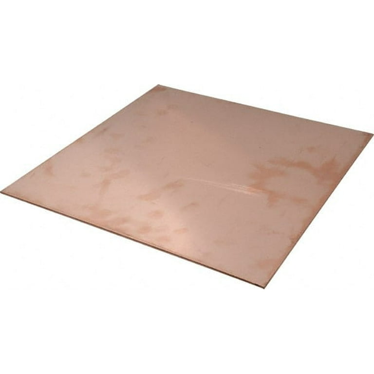 Value Collection - 1/8 Inch Thick x 12 Inch Square, Copper Sheet