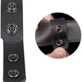 thumbnail image 2 of 4 Uds. De cinturón de cuero PU y cinturón de doble presión, guardas de trabajo con bucle, aptos para cinturón de trabajo táctico de seguridad, 2 of 5