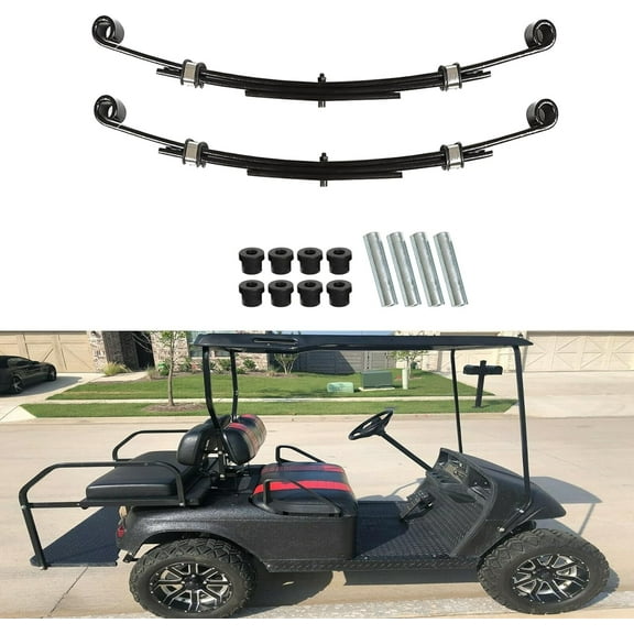 Labwork muparkt Golf Cart Heavy Duty Rear Leaf Springs Replacement for EZGO TXT 1996-2013