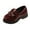 Wine, variant on XXWXYD Girls Slip On Leather Loafer Tassel Bow Flats School Slip-on Dress Shoes for Wedding, Party, School (Little Kid/Big Kid)(US 6.5 Toddler,Male)