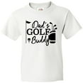 thumbnail image 3 of Inktastic Dad's Golf Buddy Youth T-Shirt, 3 of 5