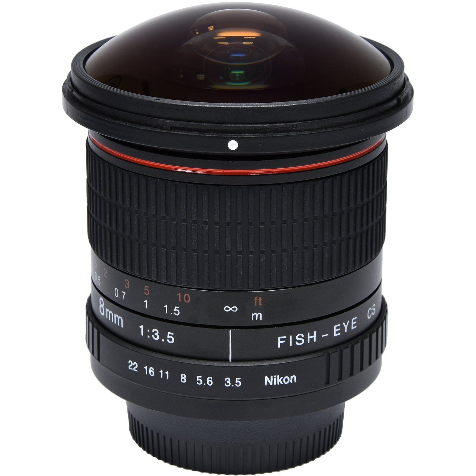 Vivitar 8mm f/3.5 Fisheye Lens (for Nikon F-Mount) V-8MM-N