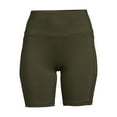 thumbnail image 3 of Athletic Works Women's Bike Shorts with Pockets, 3 of 5