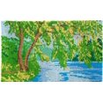 thumbnail image 1 of Rug Making Latch Hooking Kit | Spring Landscape (85x58cm blank canvas), 1 of 6