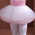 thumbnail image 6 of LYMAYTER Toddler Ballet Leotard Girls Long Sleeve Solid Color Practice Dress Soft Seasonal Set 3-11Y, 6 of 8