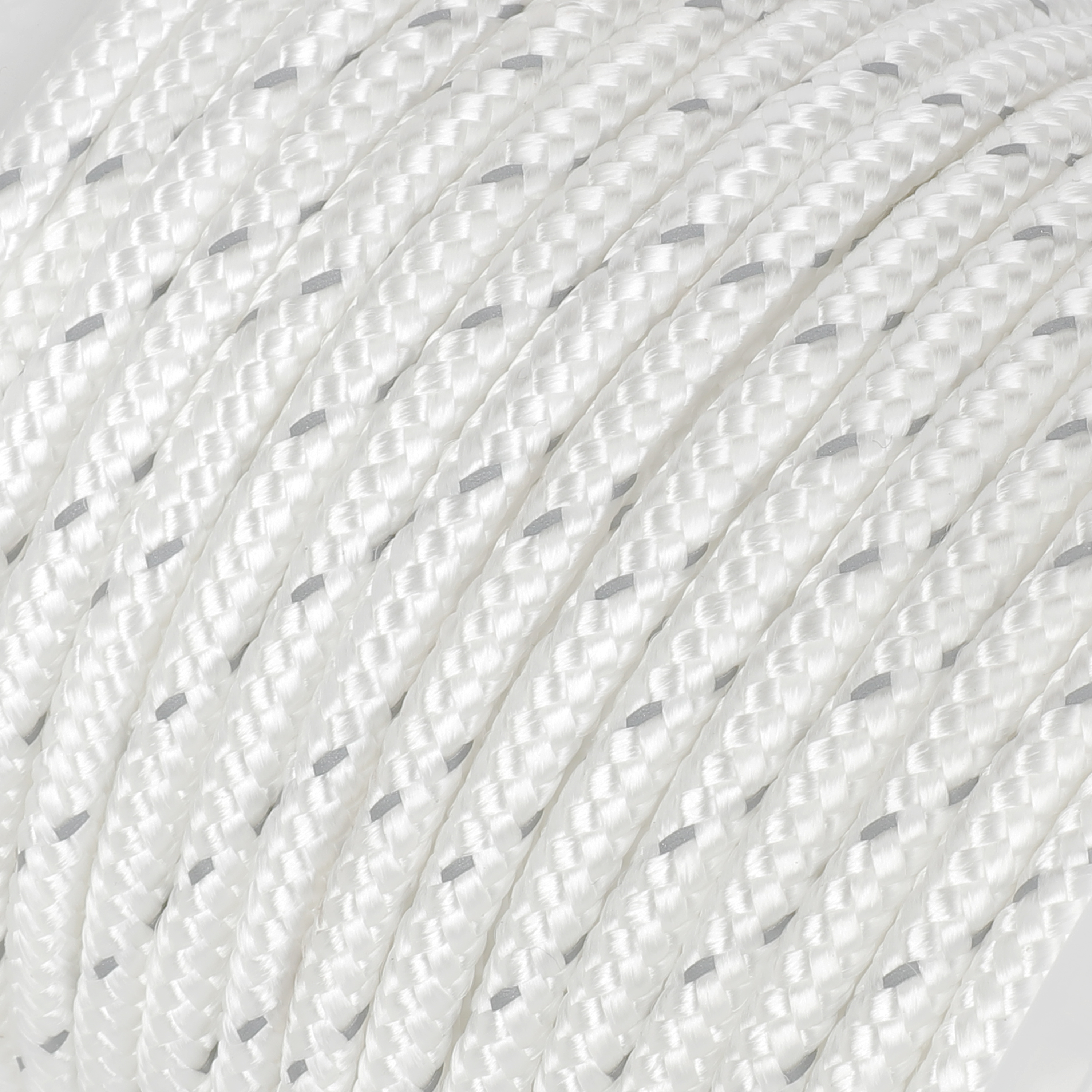 D DRIFT ALL THINGS WATER 1/4" x 100' Braided Nylon Reflective Boat Anchor Line with Clip
