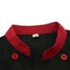 thumbnail image 3 of COCINERO CHAQUETA CHEFS NEGRO UNISEX X / XL / XXL / Sunnimix Uniforme de chaqueta para hombre, 3 of 8