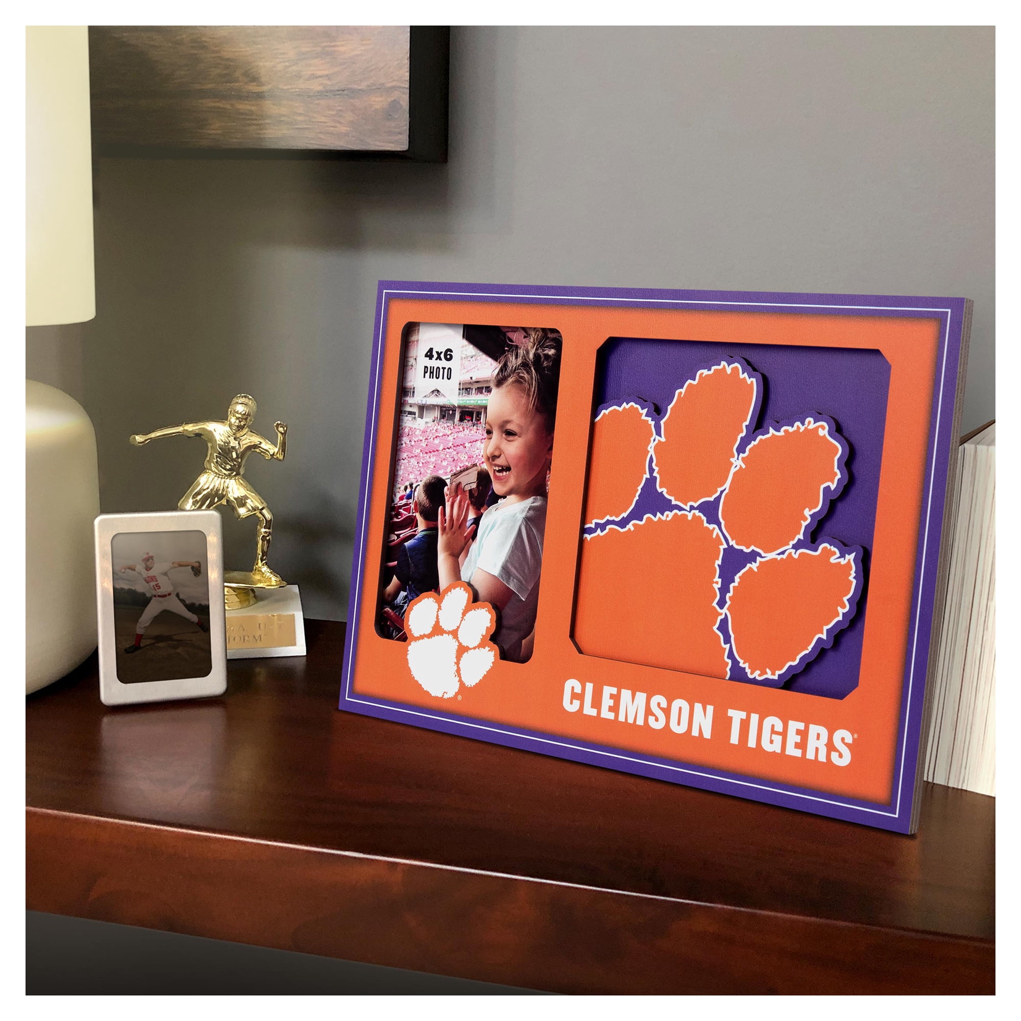 IDNA Clemson Tigers 3D Logo Series Picture Frame