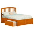 thumbnail image 1 of Atlantic Furniture Richmond Urban Full Storage Platform Bed in Caramel, 1 of 8